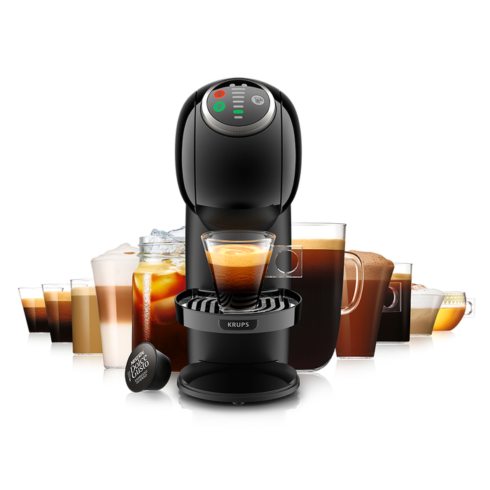 Máquina de café de cápsulas de 220 V compatible con cápsulas Nespresso,  portátil, de acero inoxidable, color negro, cafetera de café expreso,  cafetera