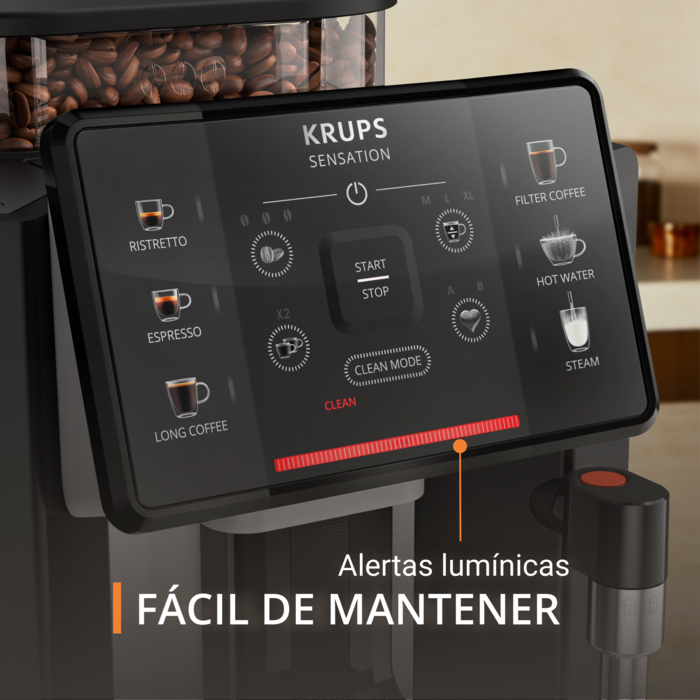 Krups EA910A10 Cafetera Espresso Automática Sensación Nube