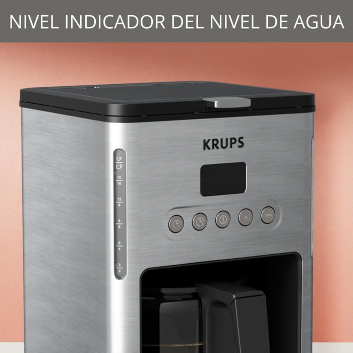 Krups KM442D cafetera eléctrica Cafetera de filtro 1,25 L