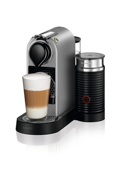 Cafetera Nespresso Citiz Silver + Espumador leche Krups